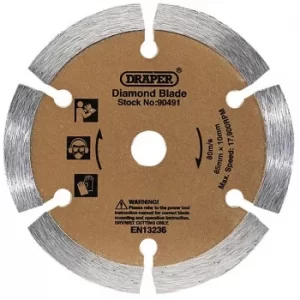 Image of Draper Segmented Diamond Blade, 85mm