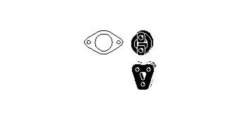 Image of Exhaust fitting kit HJS 82 44 7751