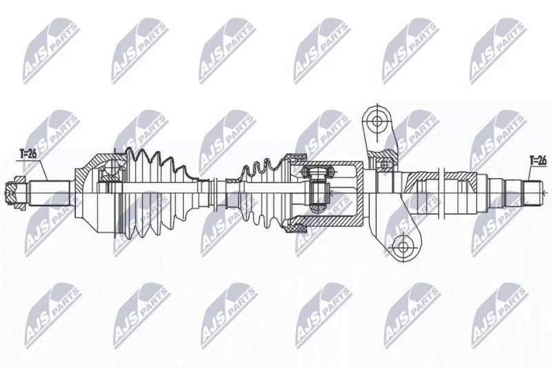 Image of NTY Drive shaft NTY NPW-BM-190