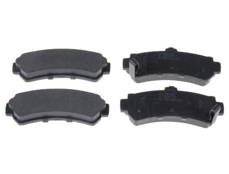 Image of Blue PRINT ADN14260 Brake pad set Rear Axle, with acoustic wear warning Brake Pad Set,disc brake (402)