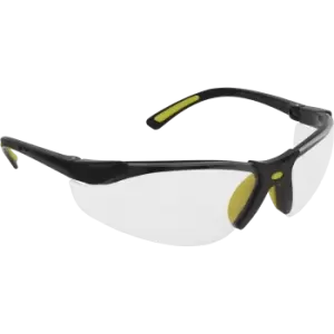 image of Sealey Zante Flexi Arm Safety Glasses Black Clear