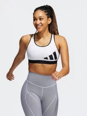 Image of Adidas Believe This Medium-Support Workout Logo Bra