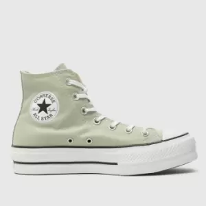 Converse All Star Lift Hi Trainers In Summit Sage