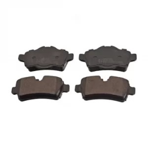Image of Brake Pad Set 16742 by Febi Bilstein Rear Axle