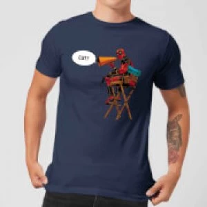 Image of Marvel Deadpool Director Cut Mens T-Shirt - Navy - L