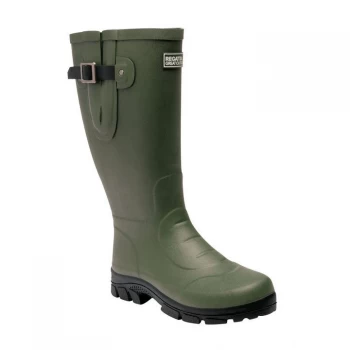 Image of Regatta Rivington Neoprene Lined Wellingtons - Deep Green