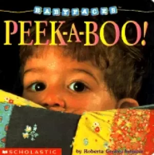 Image of baby faces peek a boo