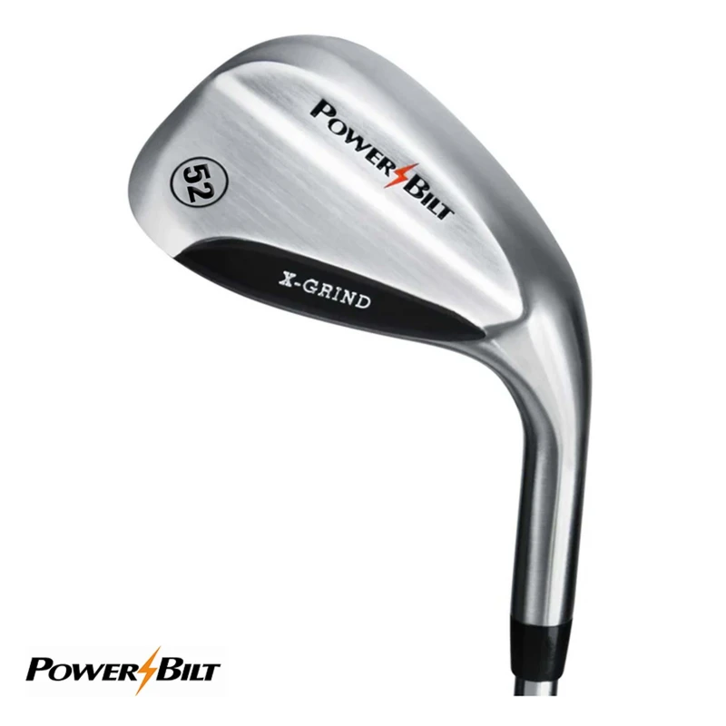 Image of Powerbilt X Grind Mens Right Hand Wedge Black unisex 52