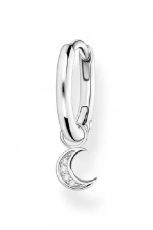 THOMAS SABO Charm Club Charming Moon Single Hoop Earring CR708-051-14