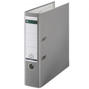 Image of Leitz Polyproplyne Lever Arch File Grey A4 80mm PK10