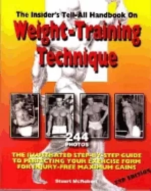 Image of insiders tell all handbook on weight training technique
