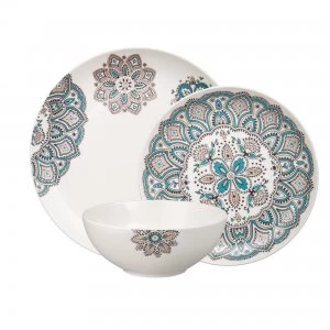 image of Monsoon Mandala 12 PC Tableware Set