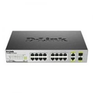 image of D-Link DES-1018MP 18-Port PoE Fast Ethernet Unmanaged Switch