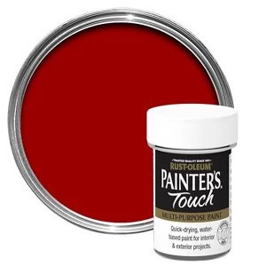 Image of Rust-Oleum Painter's touch Deep red Gloss Multi-surface Paint 20ml