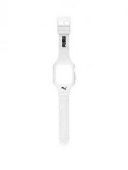 Puma High Impact White Apple Watch Strap