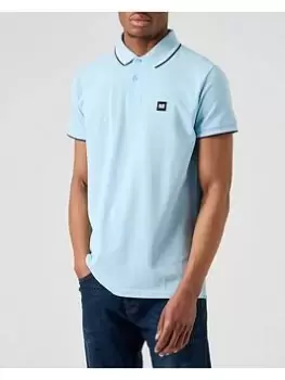 Weekend Offender Sterling Polo Shirt - Light Blue Size M Men