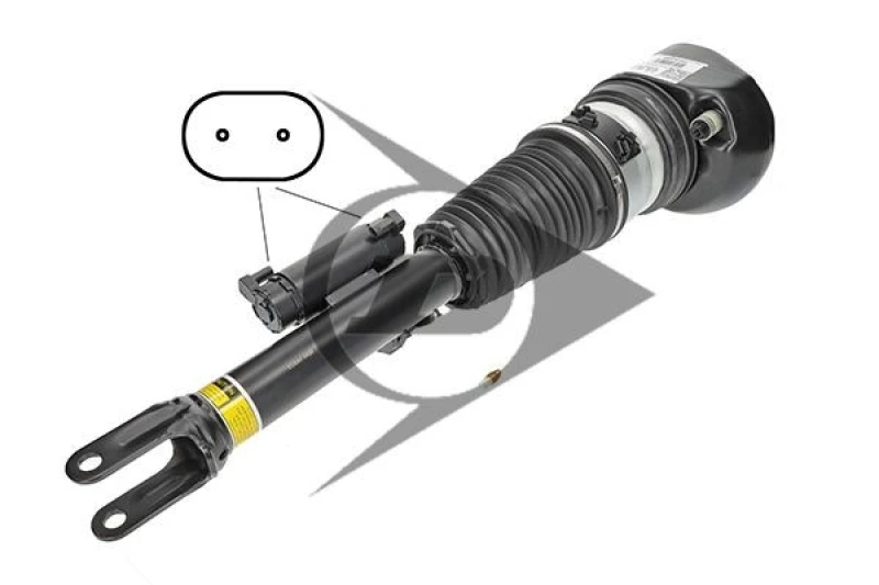 Image of Air suspension strut Dunlop Airsuspension 71109