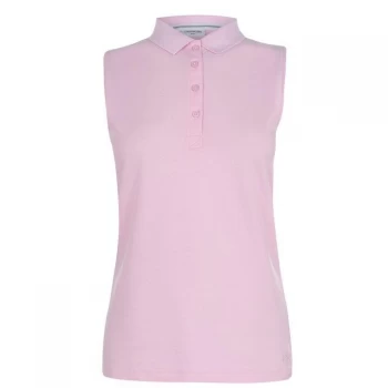 Calvin Klein Golf Cotton Polo Shirt - Pale Pink