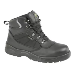 Image of Grafters Mens Safety Waterproof Hiker Type Toe Cap Boots (49 EUR) (Black)