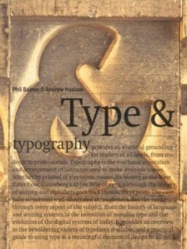 Image of Type and Typography by Phil Baines and Andrew Haslam Paperback