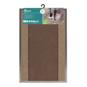 JVL Miracle Barrier Mat, 60x90cm - Brown