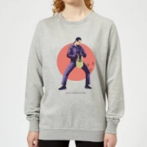 image of The Big Lebowski The Jesus Womens Sweatshirt - Grey - L