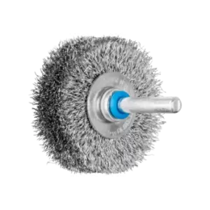 image of Pferd POS Wheel Brush Crimped RBU Diameter 50X15mm Shank Diameter 6mm Stainles