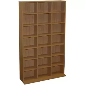 Watsons - pigeon hole - 588 cd / 378 dvd Bluray Media Storage Unit - Oak - Oak