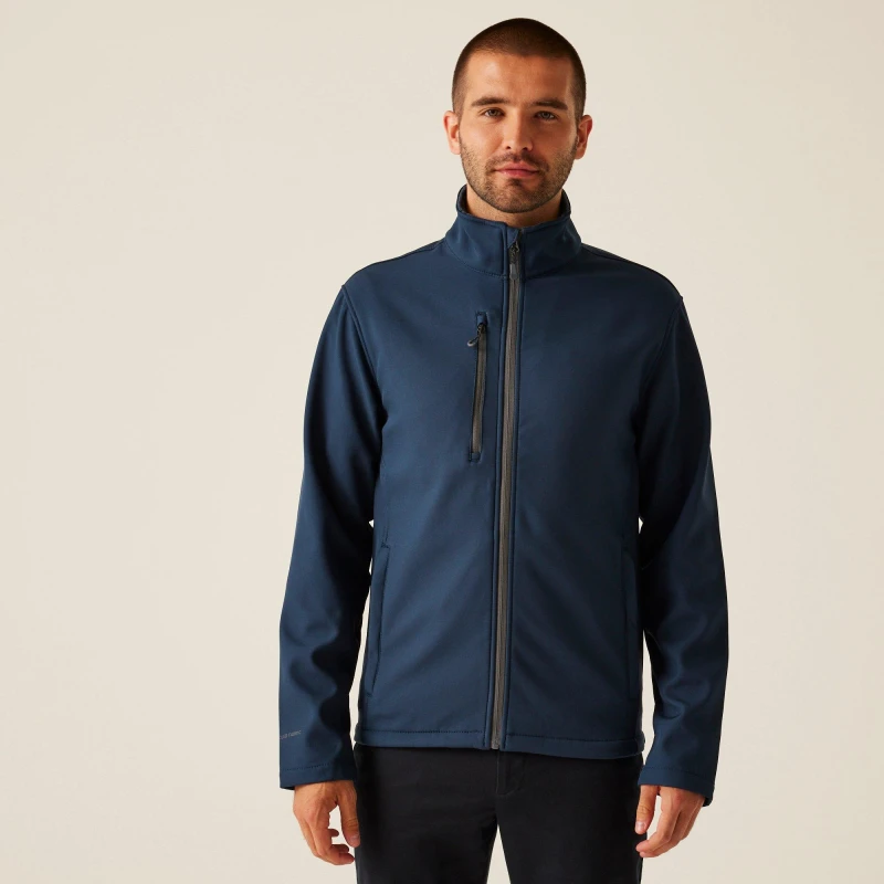 Image of Regatta Mens H/M Softshell Jacket Navy male XS