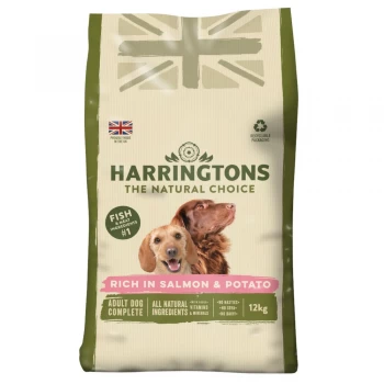 image of Harringtons Adult Salmon and Potato Dog Food 12kg