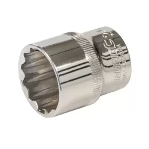 image of Silverline Socket 1/2" Drive 12pt Metric - 24mm