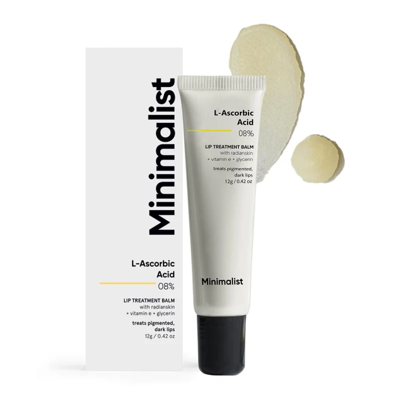 Image of Minimalist L-Ascorbic Acid 08% Lip Treatment Balm Clear unisex