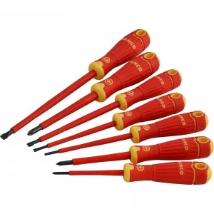 Image of Bahco 7 Piece Insulated Screwdriver Set