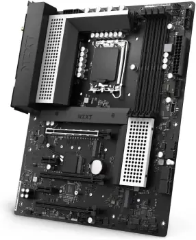 image of NZXT N5 Z690 Matte White Intel ATX DDR4 WIFI Motherboard - LGA 1700