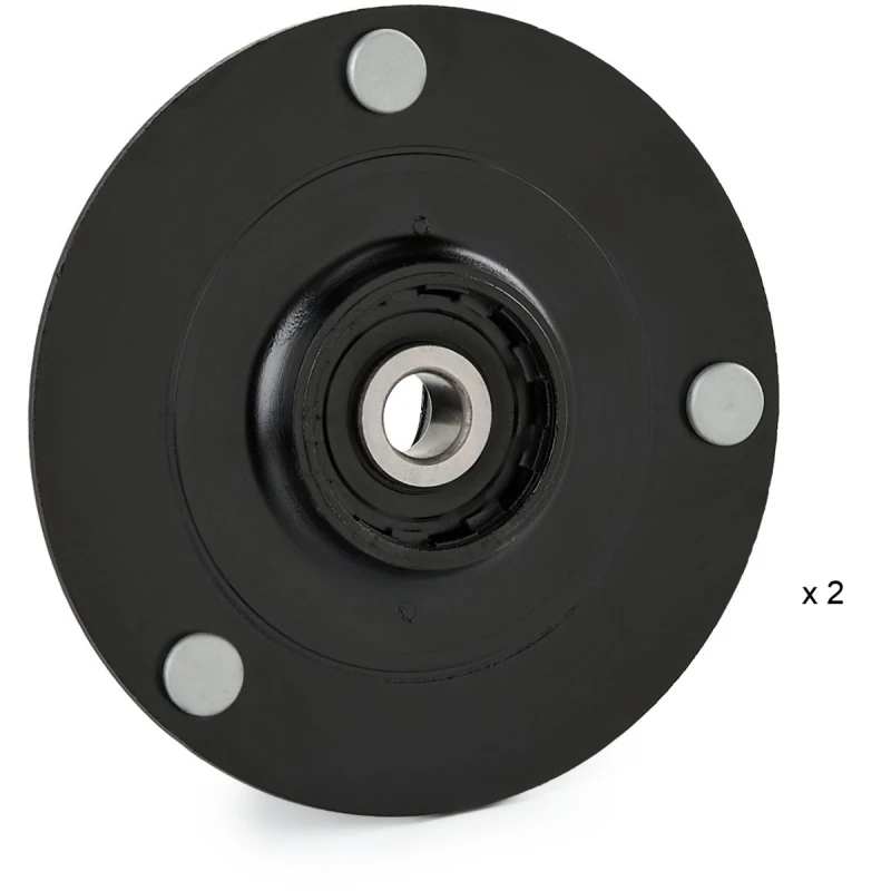 Image of RIDEX 1180S1073 Top strut mount Front Axle, with ball bearing Suspension Strut Support Bearing (1180)