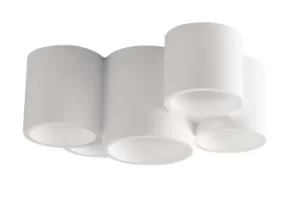 Image of Banjie Paintable Plaster Ceiling Lamp White, GU10