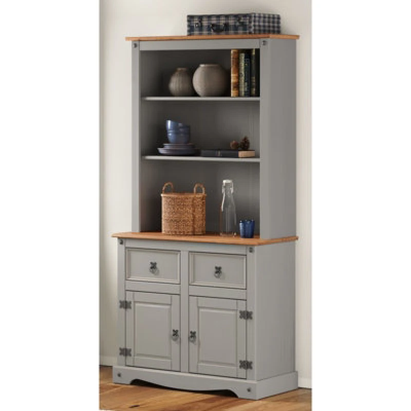 Image of MERCERS FURNITURE Corona Grey Wax 2 Door Dresser 2TONE90/2TONE117
