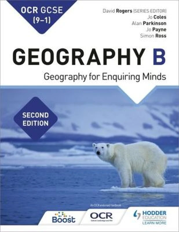 Image of David Rogers OCR GCSE (9-1) Geography B Second Edition Book Multi unisex