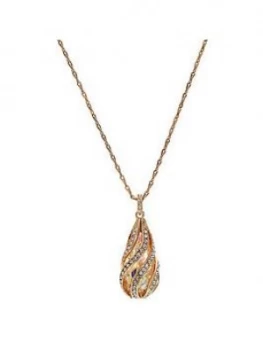Image of Jon Richard Jon Richard Rose Gold Cage Pendant