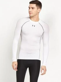 Image of Urban Armor Gear Heatgear; Long Sleeve Tee - White
