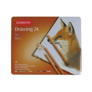 image of Derwent Drawing Pencils Set of 24