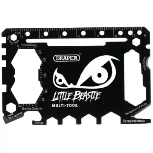 Image of Draper - 50 in 1 Wallet Card Multi Tool Bottle Opener Screwdriver Little Beastie