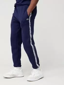 image of Lacoste Taping Cuffed Joggers - Navy Size M Men