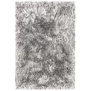 Image of Asiatic Plush Shaggy Rug - 120 x 170cm - Silver