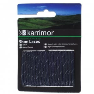 image of Karrimor Shoe Laces - Navy/Charcoal