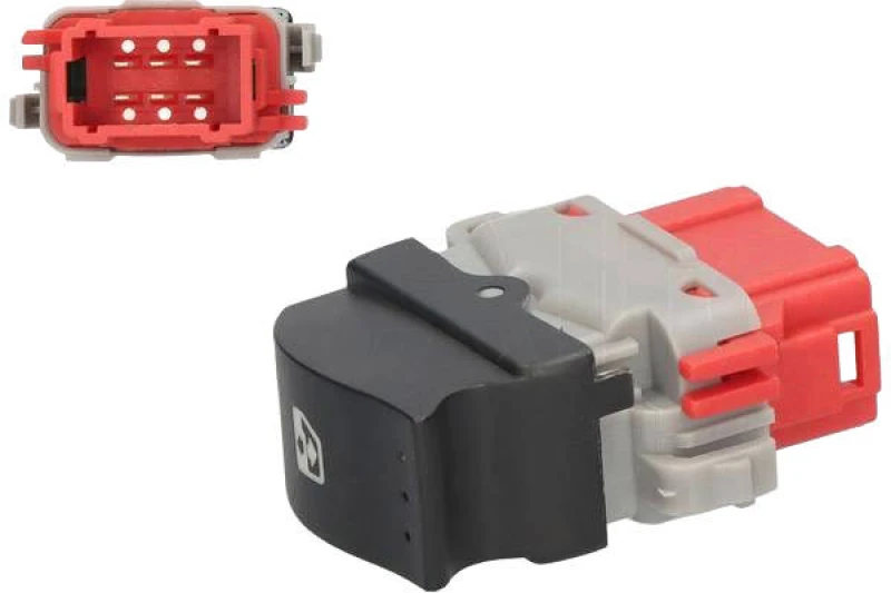 Image of Alfa e-Parts AF00332 Switch, window winder Interior Plastic Switch,window winder (1761)