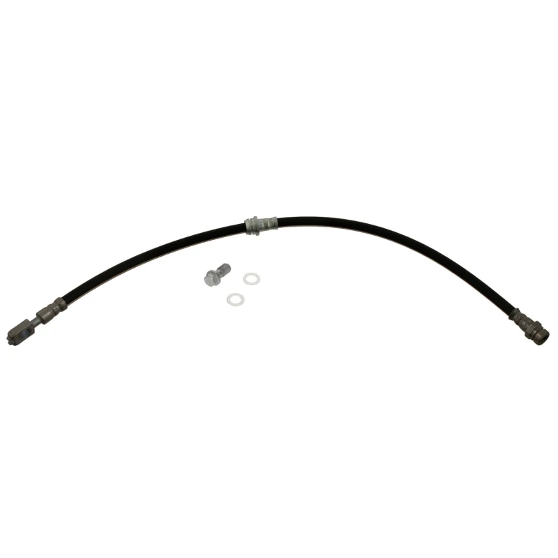 Image of FEBI BILSTEIN 43763 Brake Hose Front Axle Right, with banjo bolt Brake Hose (83)