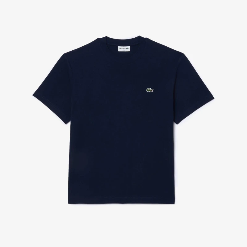 Image of Lacoste Mens Regular Fit Small Logo T-Shirt Navy 166 male XS