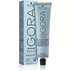 image of Schwarzkopf Professional IGORA Royal Highlifts Permanent Hair Dye Shade 10-0 Ultrablond Natur 60 ml