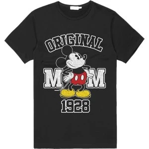 Image of Disney - Mickey Mouse Original Unisex Large T-Shirt - Black